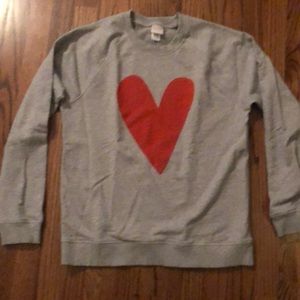 Hanna Andersson heart sweatshirt, women’s S